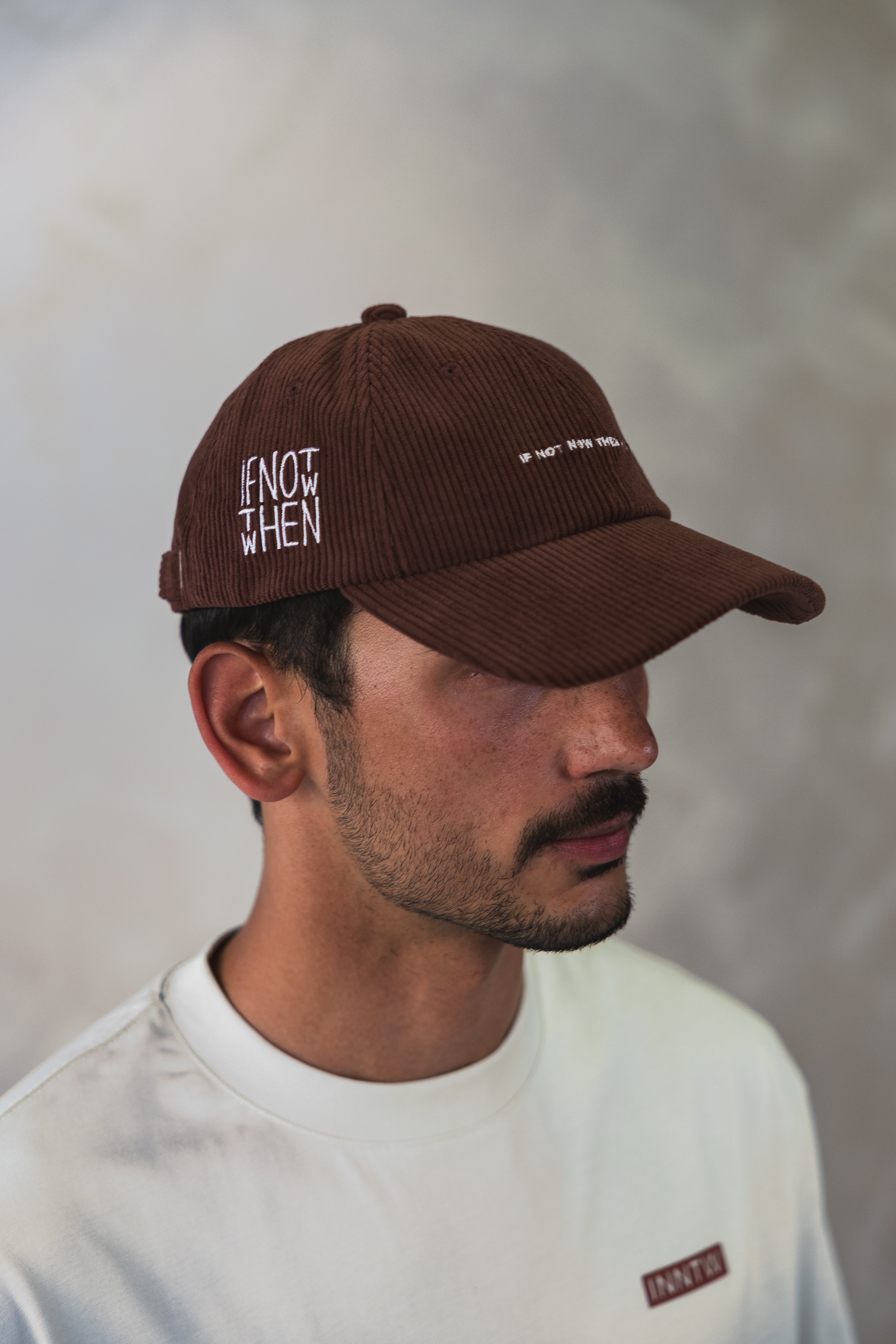 Brown Corduroy 5 Panel Hat