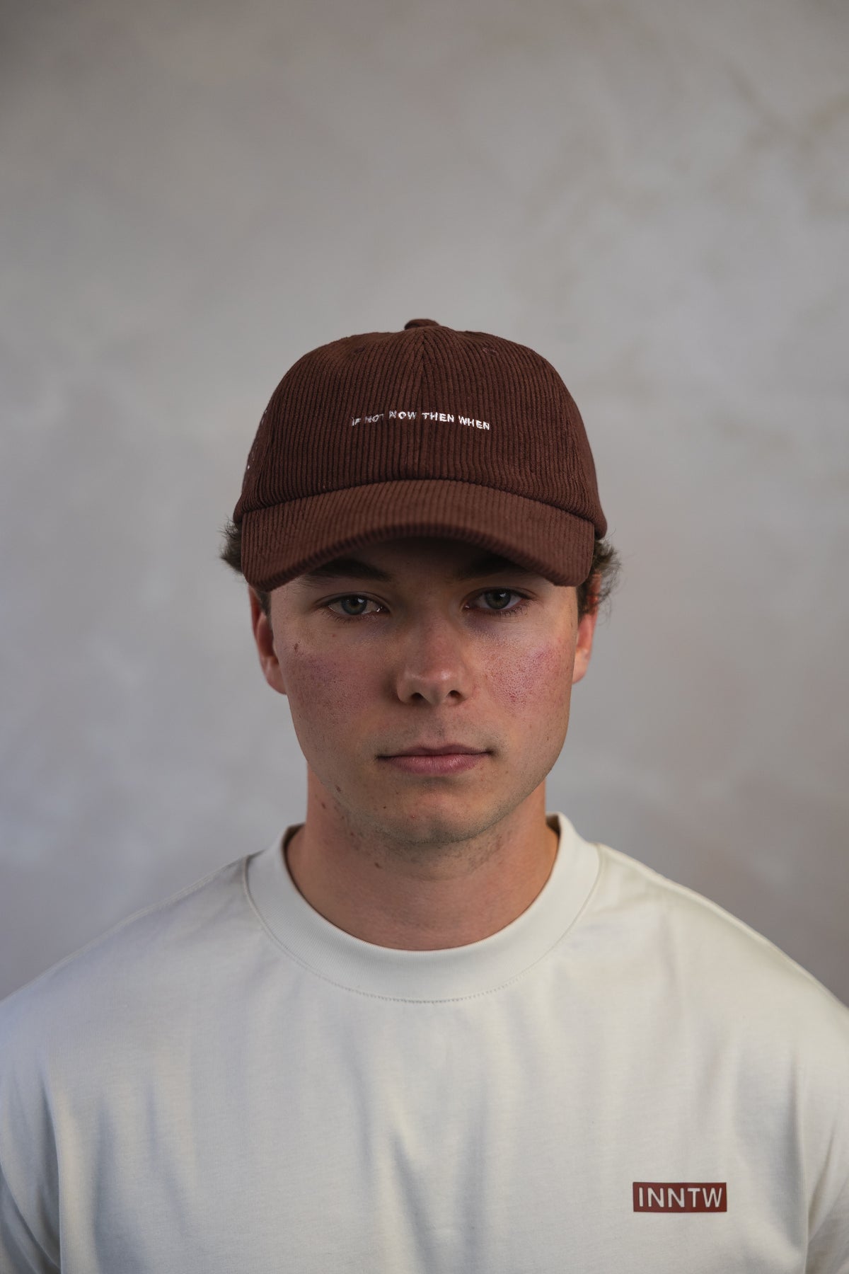 Brown Corduroy 5 Panel Hat