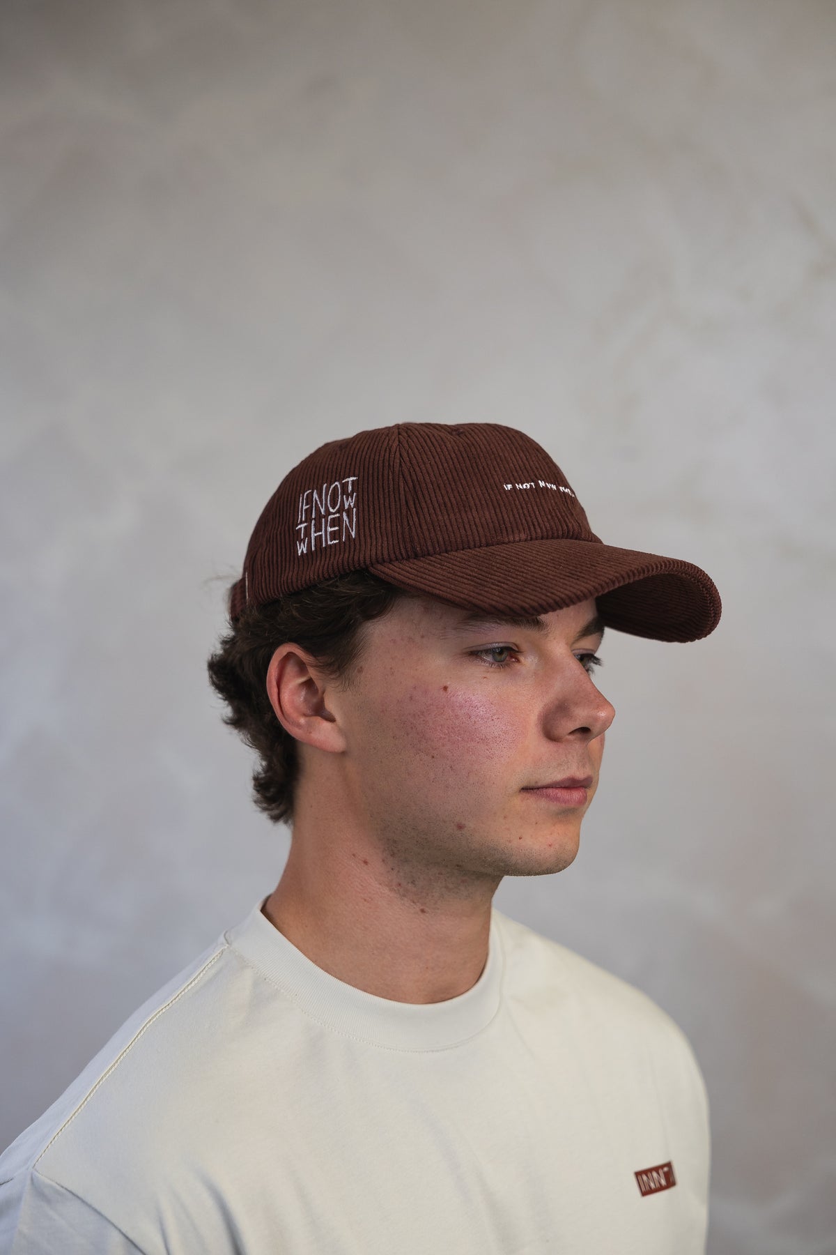 Brown Corduroy 5 Panel Hat