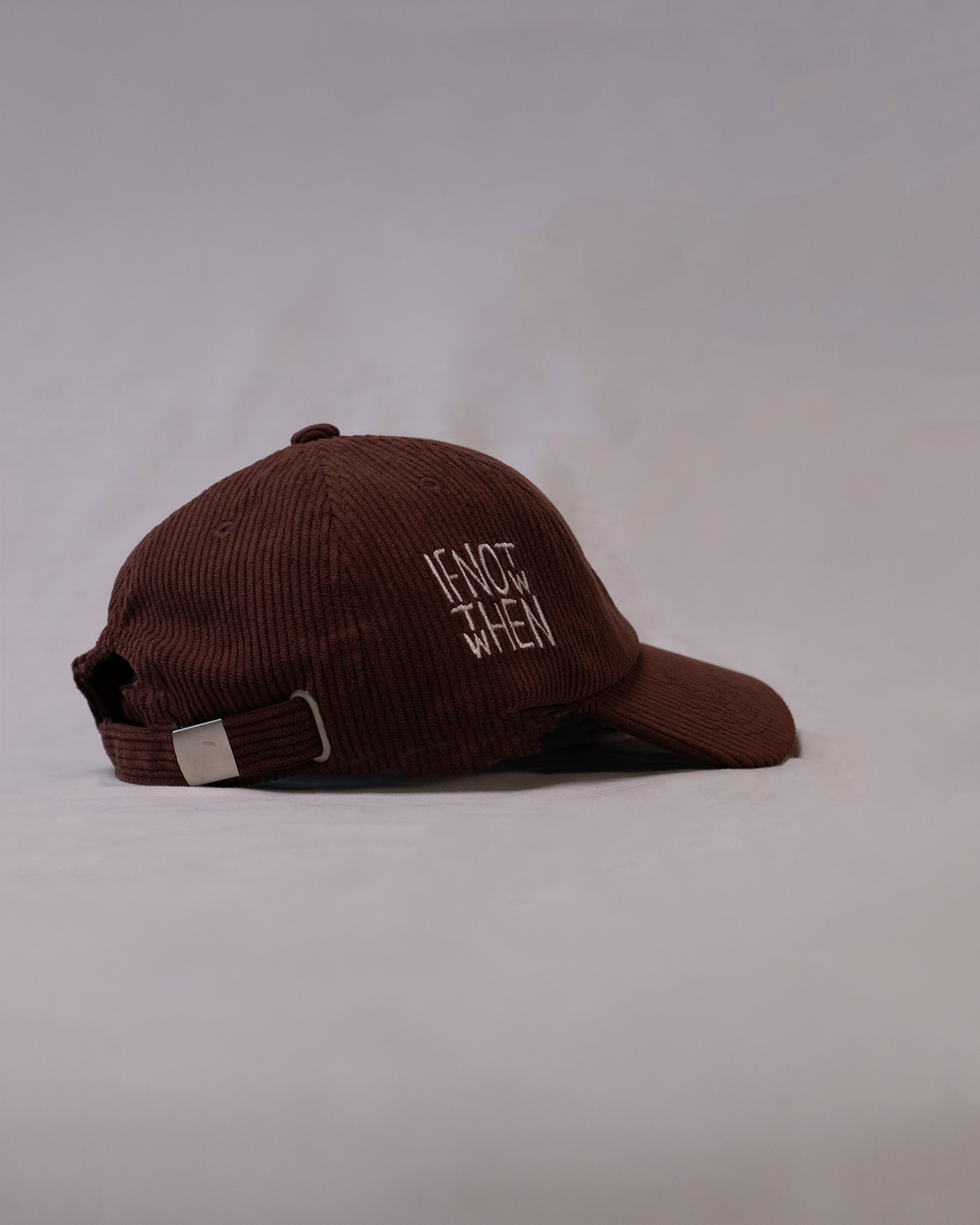 Brown Corduroy 5 Panel Hat