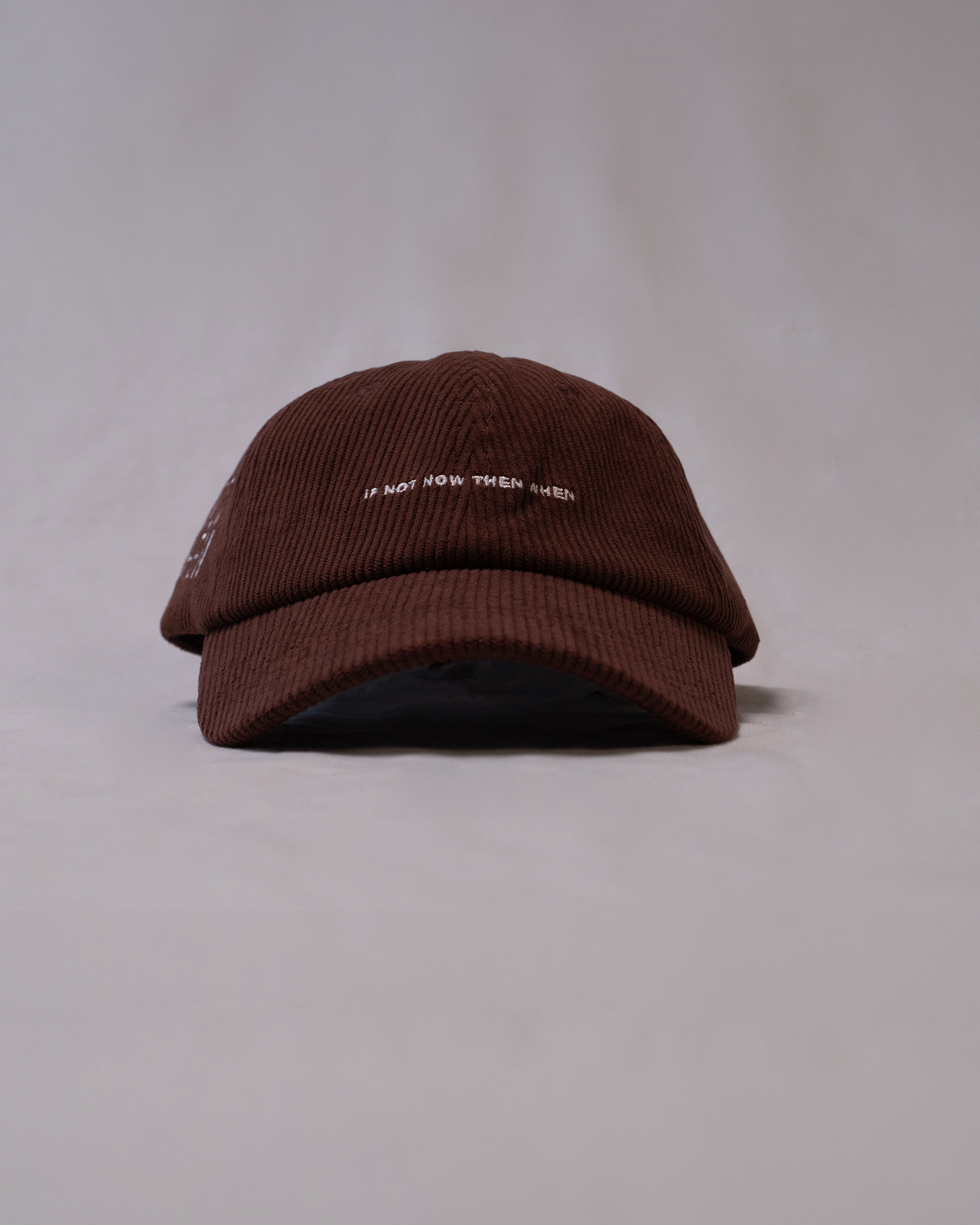 Brown Corduroy 5 Panel Hat