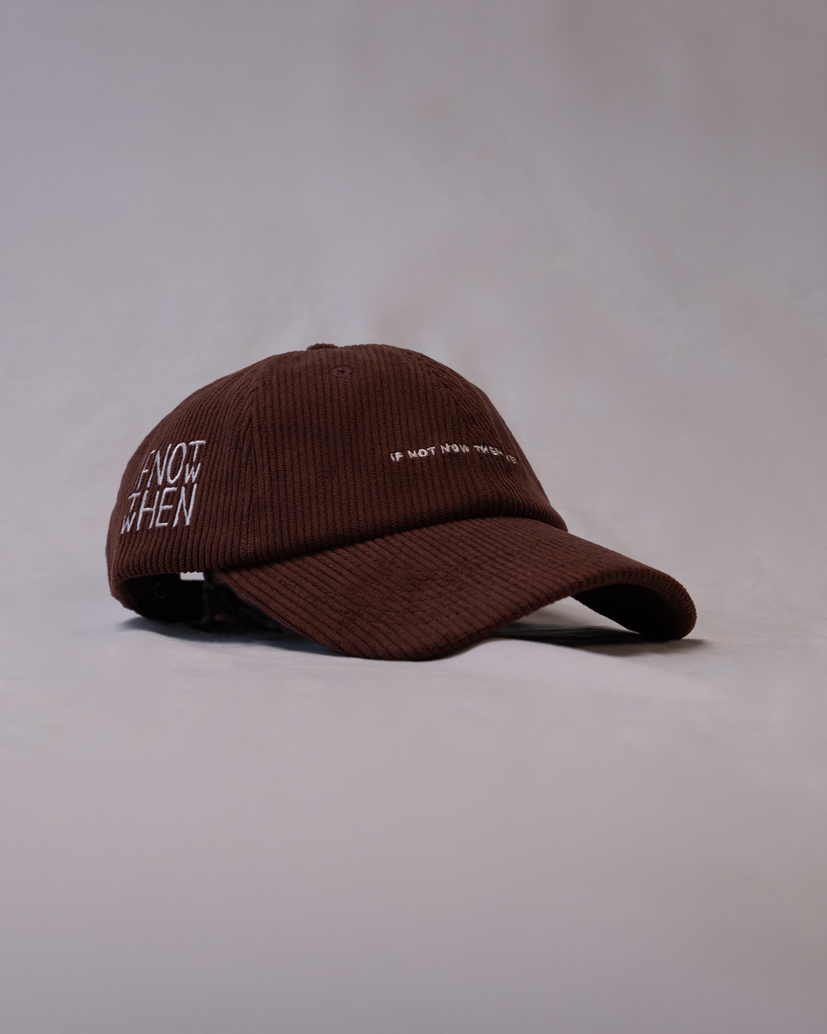 Brown Corduroy 5 Panel Hat